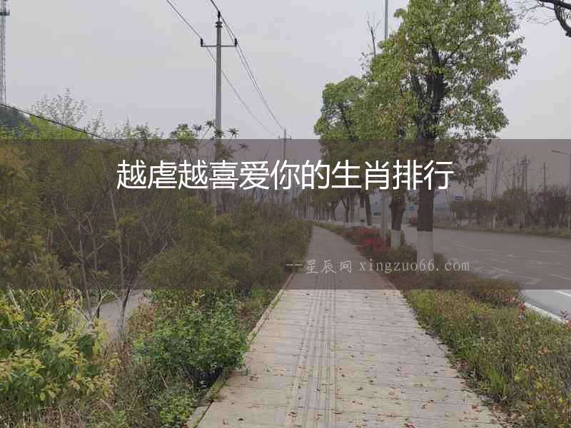 越虐越喜愛你的生肖排行