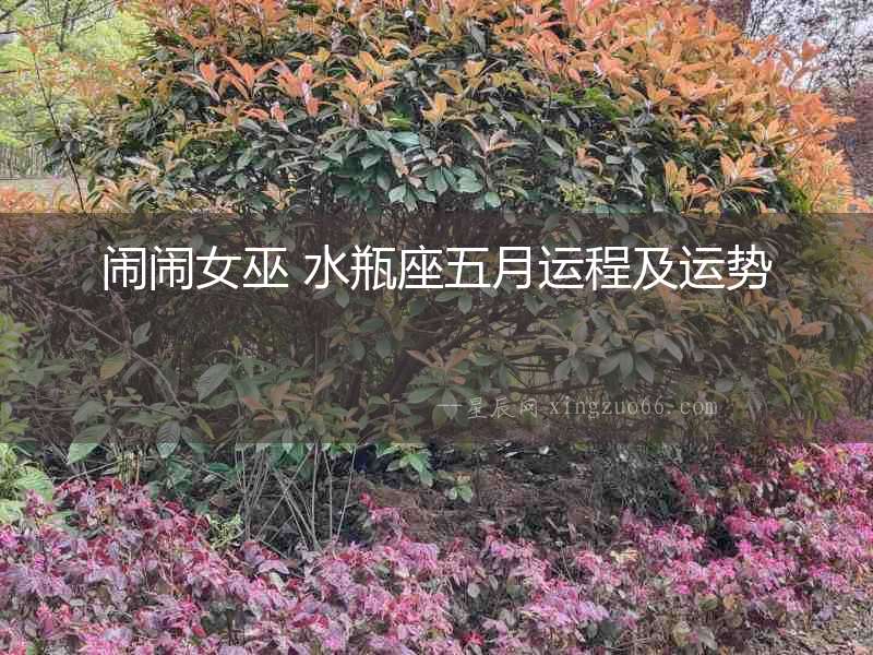 鬧鬧女巫 水瓶座五月運程及運勢