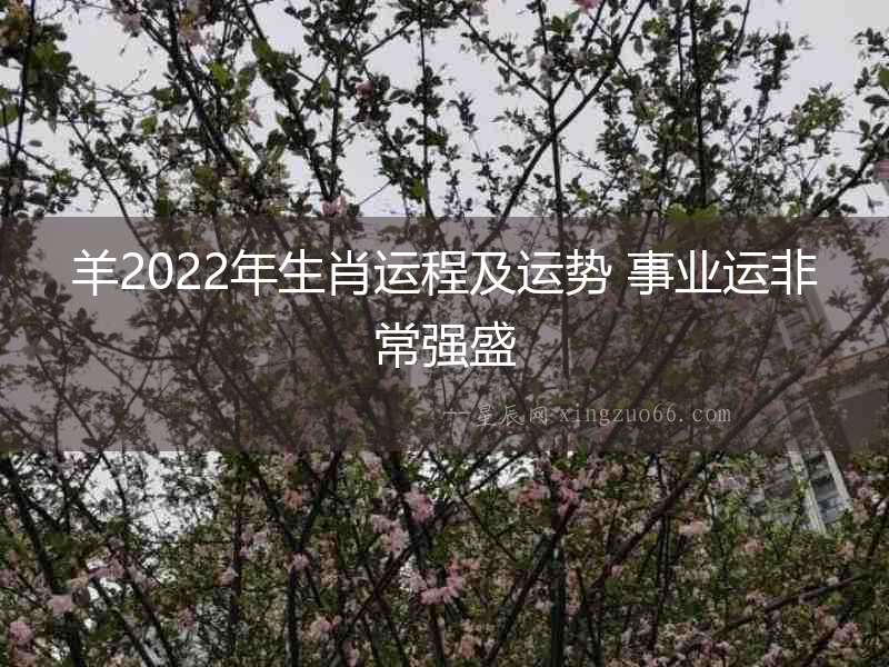 羊2022年生肖運程及運勢 事業運非常強盛