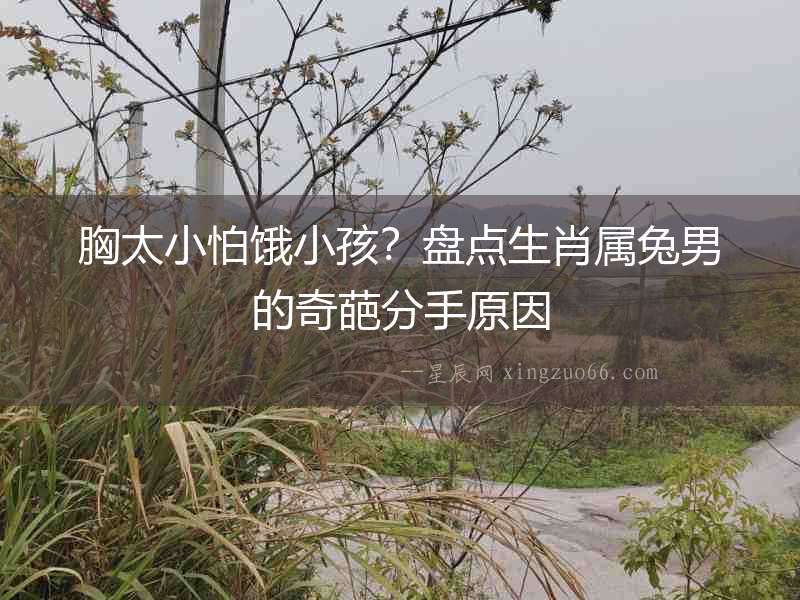 胸太小怕餓小孩？盤點生肖屬兔男的奇葩分手原因