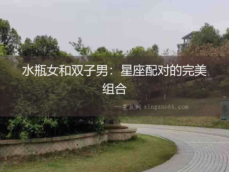 水瓶女和雙子男：星座配對的完美組合