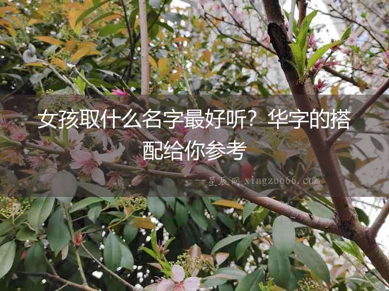 女孩取什么名字最好聽？華字的搭配給你參考