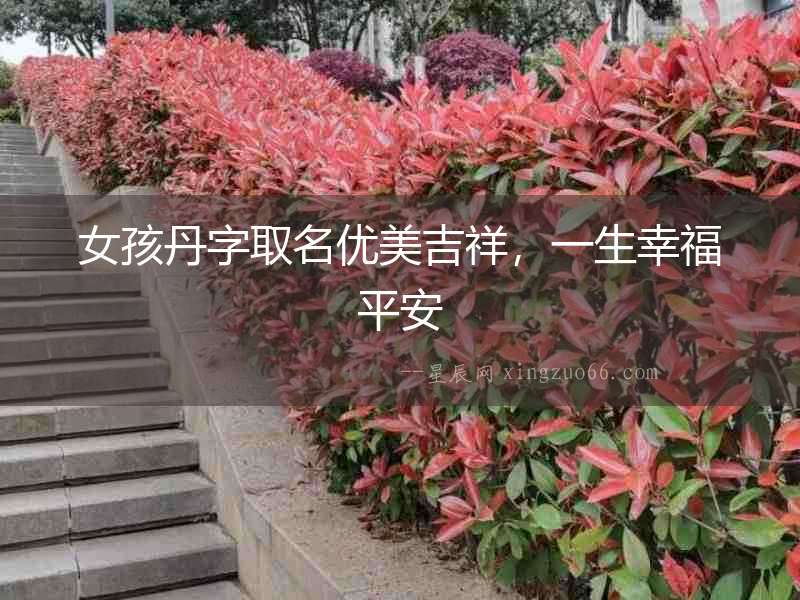 女孩丹字取名優(yōu)美吉祥，一生幸福平安