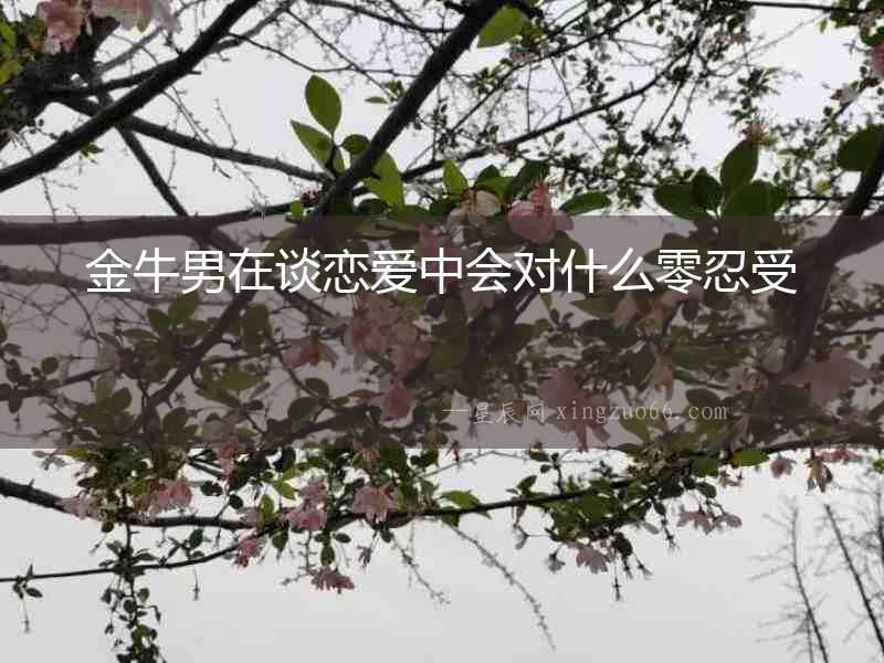 金牛男在談戀愛中會(huì)對什么零忍受