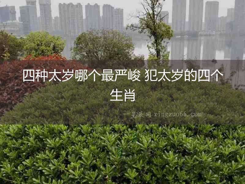四種太歲哪個最嚴峻 犯太歲的四個生肖