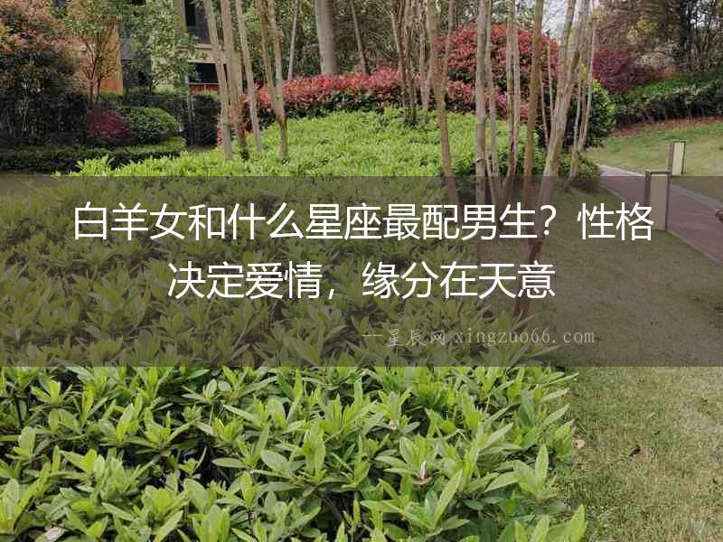 白羊女和什么星座最配男生？性格決定愛情，緣分在天意