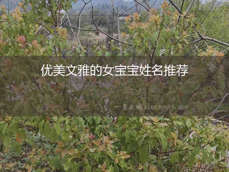 優(yōu)美文雅的女寶寶姓名推薦