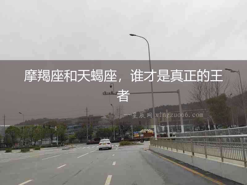 摩羯座和天蝎座，誰才是真正的王者