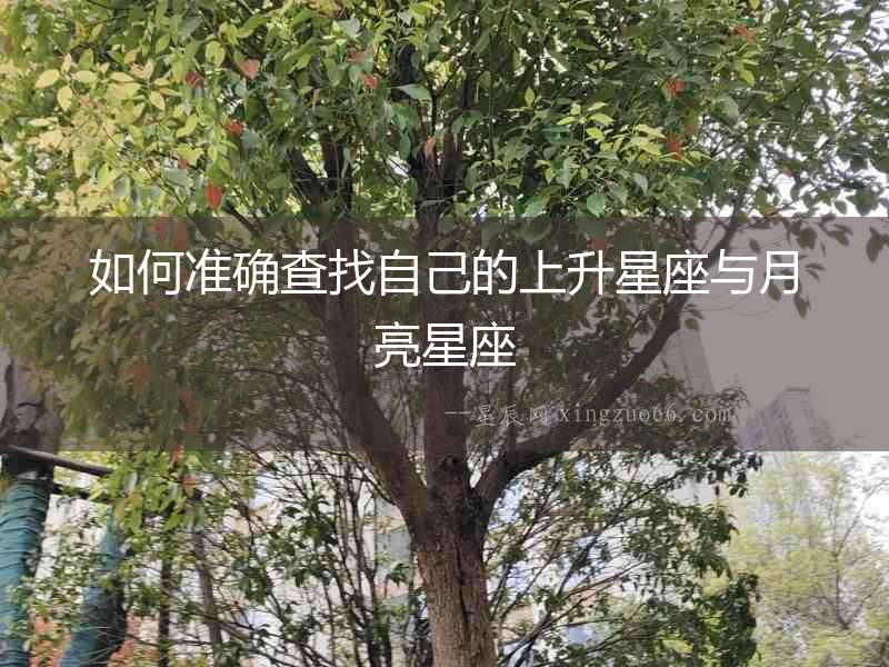 如何準(zhǔn)確查找自己的上升星座與月亮星座