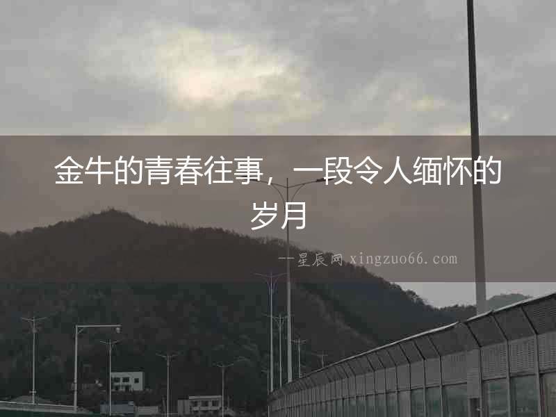 金牛的青春往事，一段令人緬懷的歲月