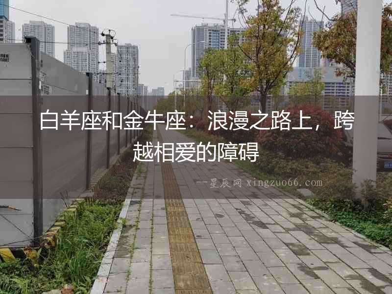 白羊座和金牛座：浪漫之路上，跨越相愛的障礙