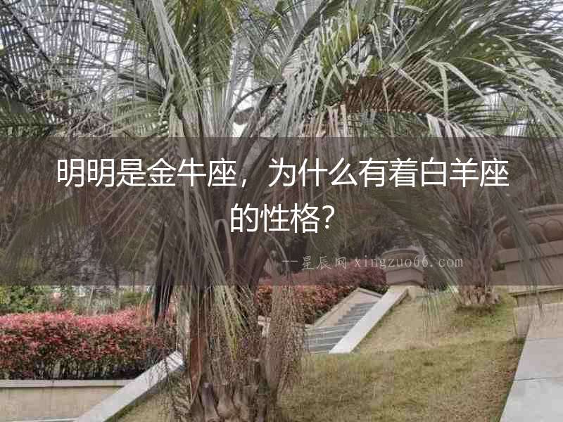 明明是金牛座，為什么有著白羊座的性格？