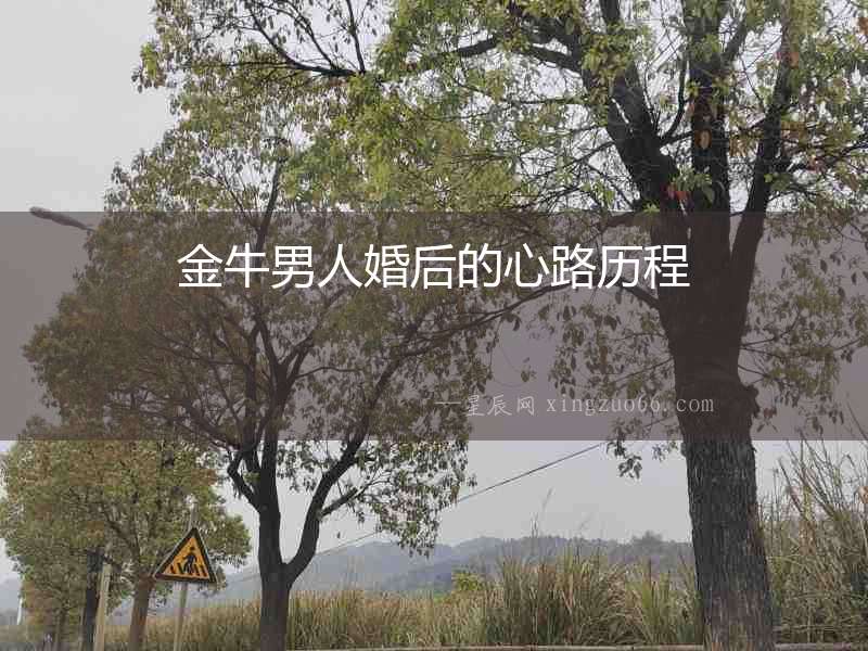 金牛男人婚后的心路歷程