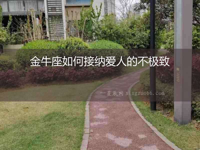 金牛座如何接納愛人的不極致