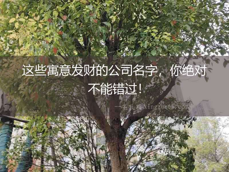 這些寓意發(fā)財(cái)?shù)墓久郑憬^對不能錯(cuò)過！