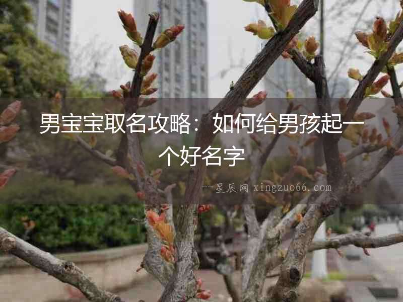男寶寶取名攻略：如何給男孩起一個(gè)好名字