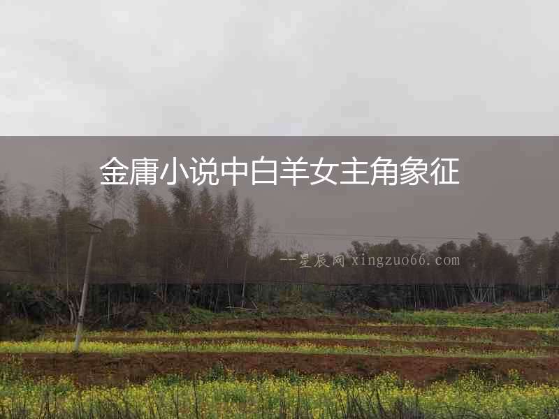 金庸小說中白羊女主角象征
