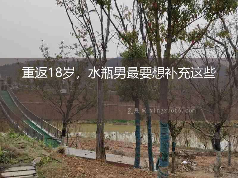 重返18歲，水瓶男最要想補充這些