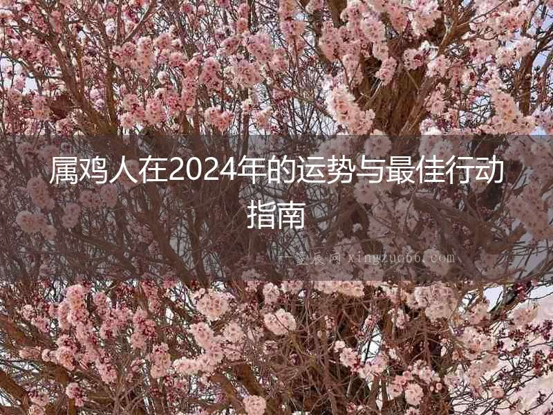 屬雞人在2024年的運勢與最佳行動指南