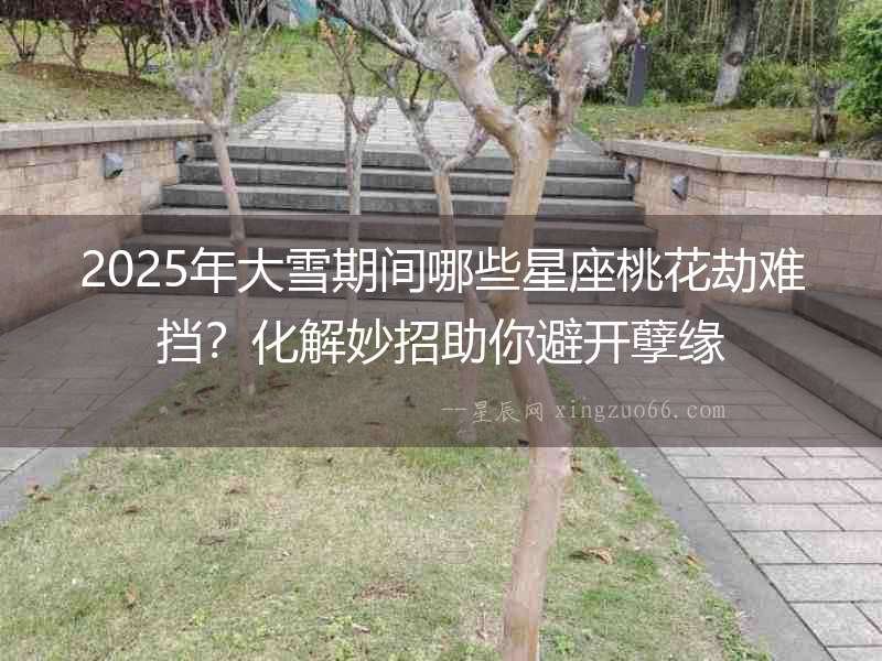 2025年大雪期間哪些星座桃花劫難擋？化解妙招助你避開孽緣