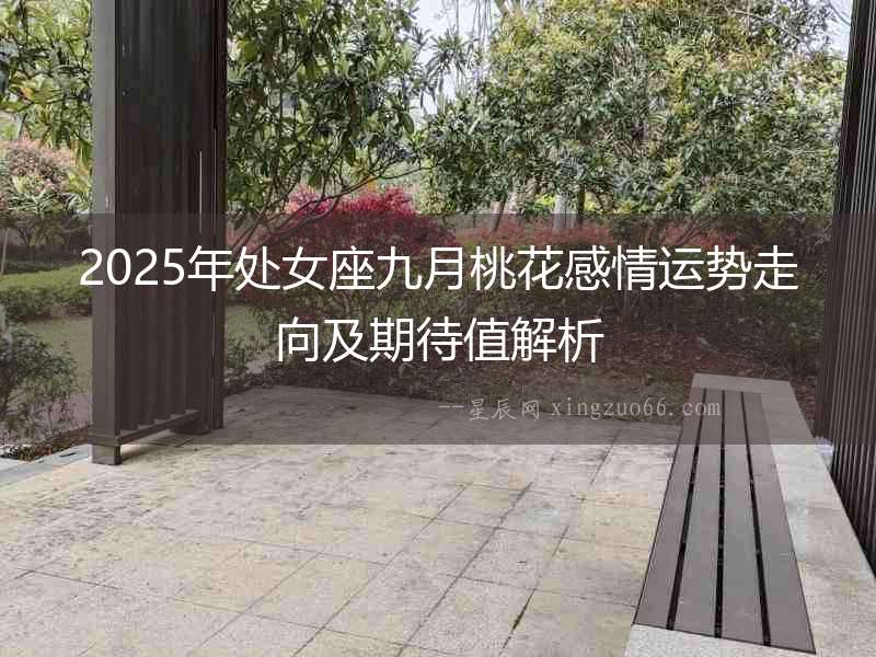 2025年處女座九月桃花感情運(yùn)勢(shì)走向及期待值解析