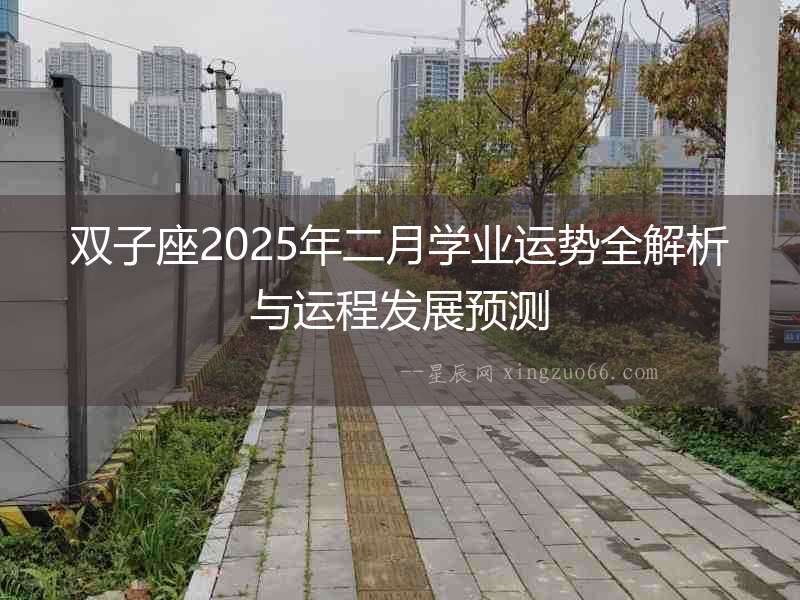 雙子座2025年二月學業運勢全解析與運程發展預測
