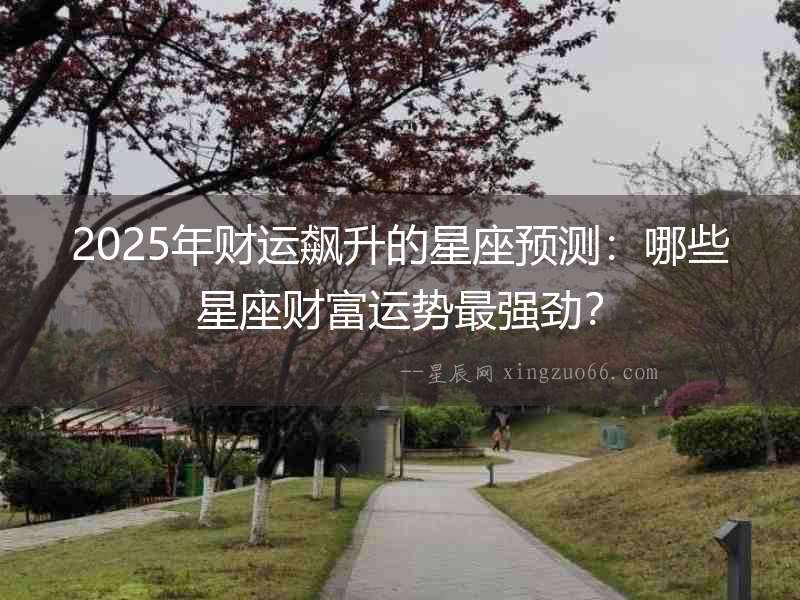 2025年財運飆升的星座預(yù)測：哪些星座財富運勢最強勁？