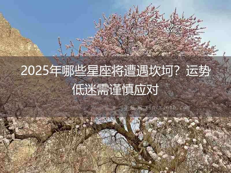 2025年哪些星座將遭遇坎坷？運勢低迷需謹慎應對