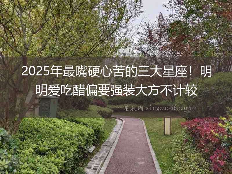 2025年最嘴硬心苦的三大星座！明明愛吃醋偏要強裝大方不計較