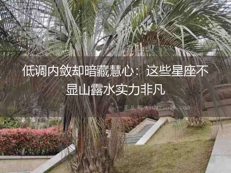 低調(diào)內(nèi)斂卻暗藏慧心：這些星座不顯山露水實(shí)力非凡