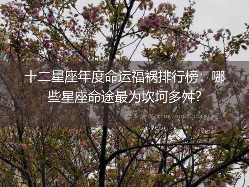 十二星座年度命運(yùn)福禍排行榜：哪些星座命途最為坎坷多舛？