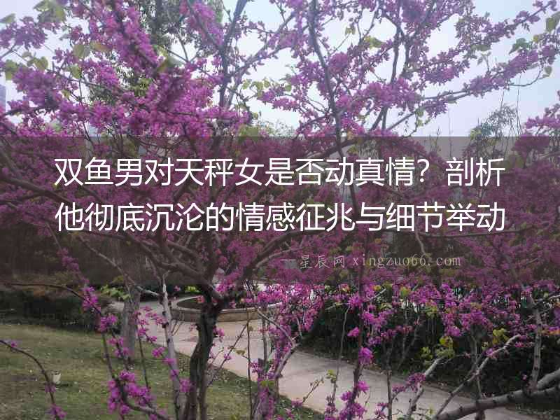 雙魚男對天秤女是否動真情？剖析他徹底沉淪的情感征兆與細節舉動